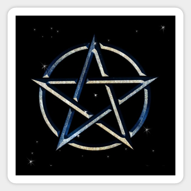 Blue Pentagram Sticker by emma17